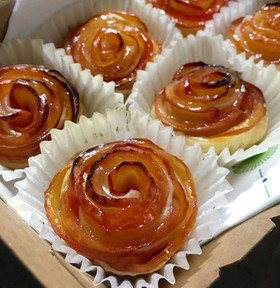 薔薇のアップルパイ